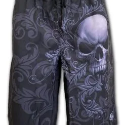 Short De Bain SPIRAL 'skull Scroll'