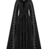 Long Manteau Gothique Punk Rave 'Goth Queen'