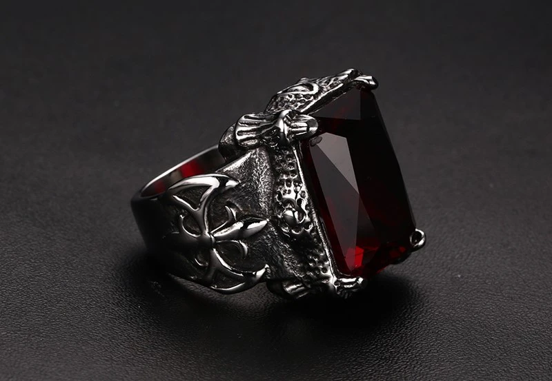 DISCOBOLE Bague Gothique Vampire â Image 4