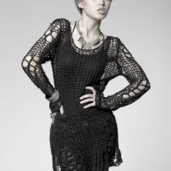 Haut Destroy Noir PUNK RAVE 'apocalypse 2022'