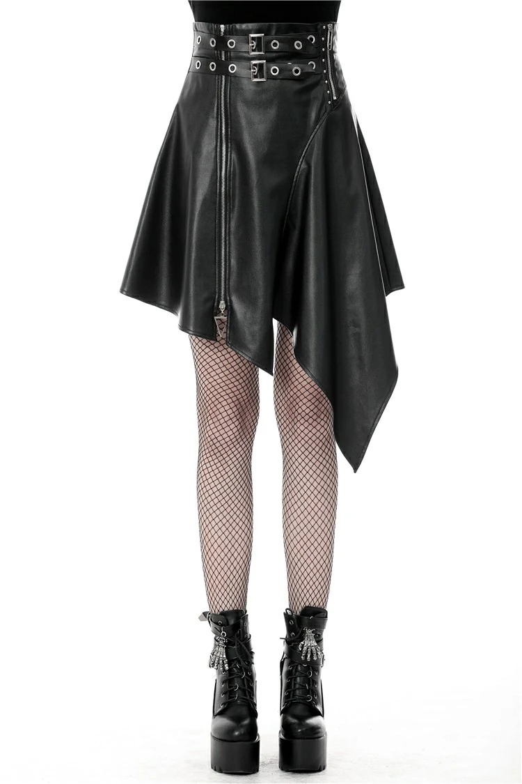 Jupe Simili Cuir DARK IN LOVE â Image 2