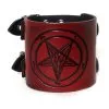 DISCOBOLE Bracelet De Force Cuir BAPHOMET