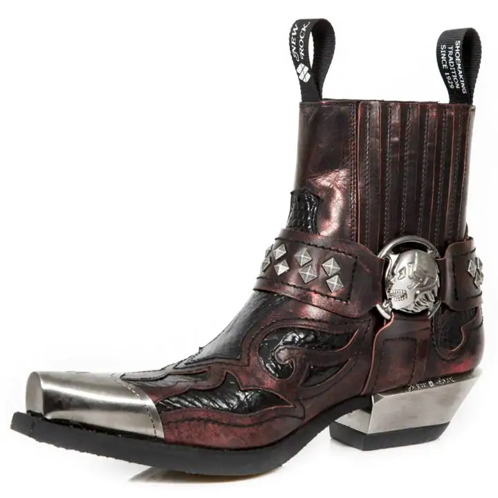 Santiags Cuir New Rock M.WST005P-C4 â Image 2