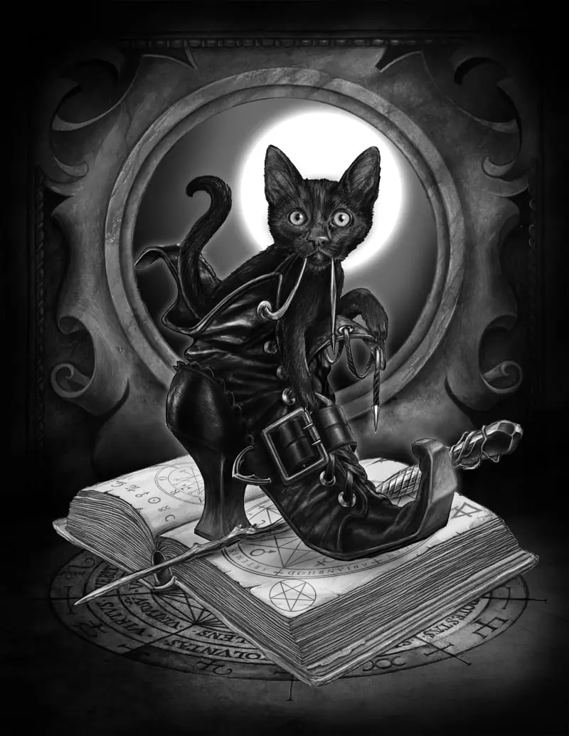 Carte Postale 3D ALCHEMY GOTHIC 'Midnight Mischief'