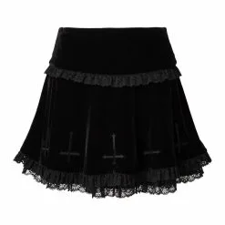 Jupe Velours KILLSTAR 'mitzy'