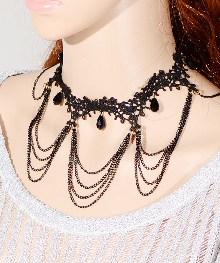 DISCOBOLE Collier Gothique Ras De Cou â Image 3