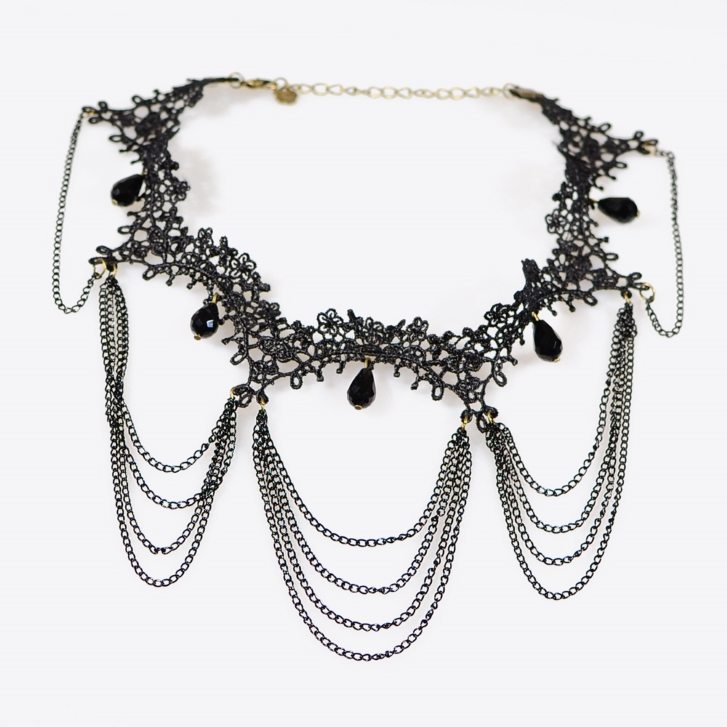 DISCOBOLE Collier Gothique Ras De Cou