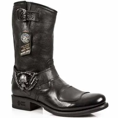 Bottes Cuir Marron New Rock M.GY07-S1 â Image 2