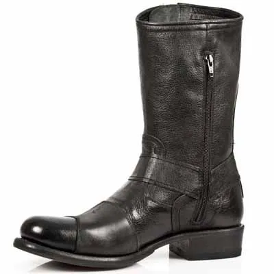 Bottes Cuir Marron New Rock M.GY07-S1 â Image 4