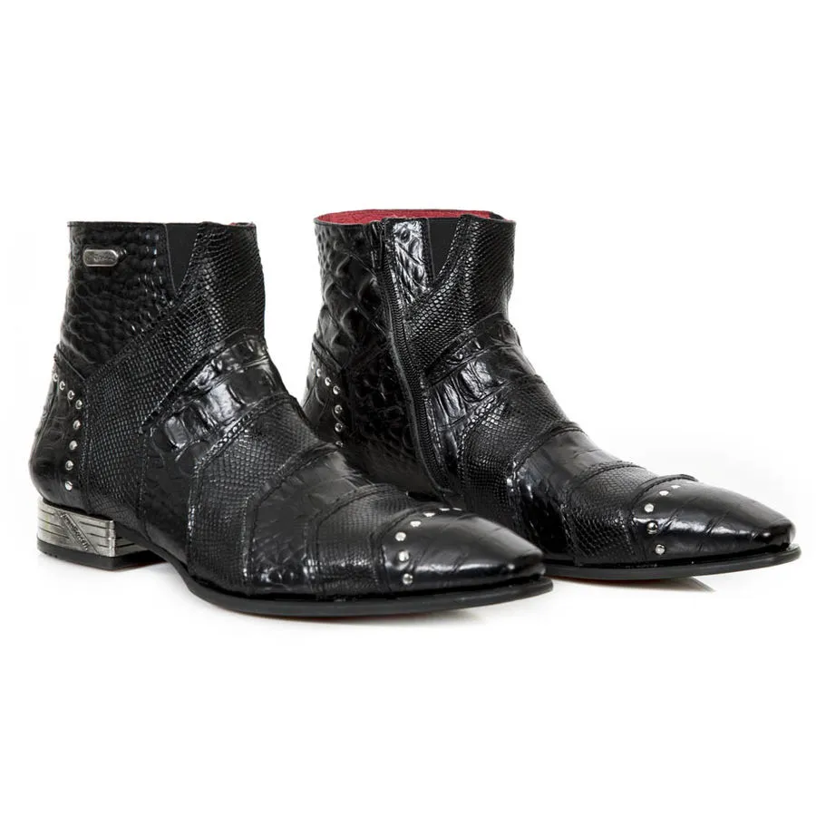 Chaussures Cuir New Rock M.NW122-C9