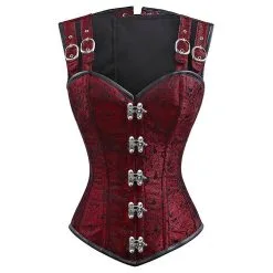DISCOBOLE Corset Gothique Rouge