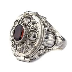 EtNox Bague Poison En Argent
