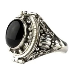EtNox Bague Poison En Argent