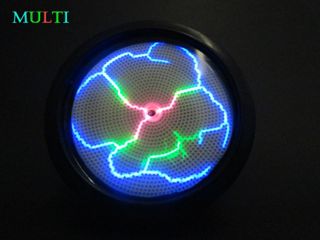 DISCOBOLE Masque à Gaz Cyber-gothique Plasma Lumineux