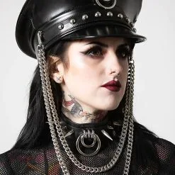 Casquette Néo Goth KILLSTAR 'rétrograde'
