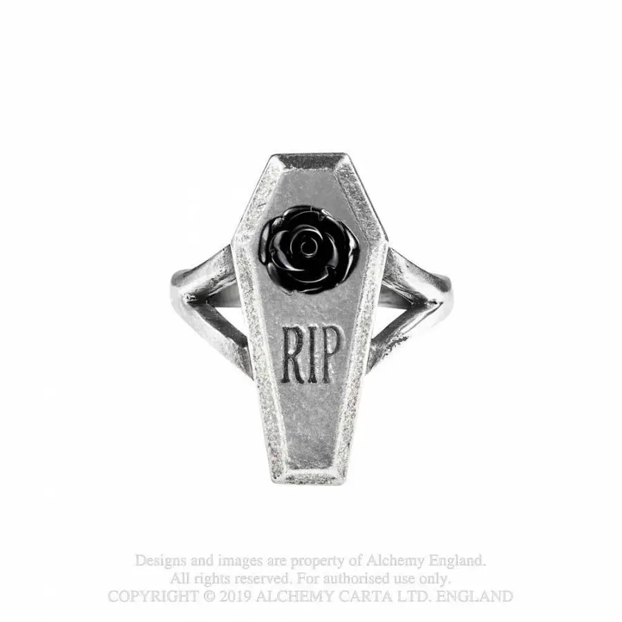 Bague ALCHEMY GOTHIC 'rip Rose'