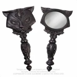 Miroir De Poche ALCHEMY GOTHIC 'sacred Cat'