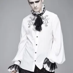 Chemise Ă Jabot DEVIL FASHION 'gothic Palace'