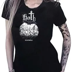 T-shirt Femme DISCOBOLE 'Goth'