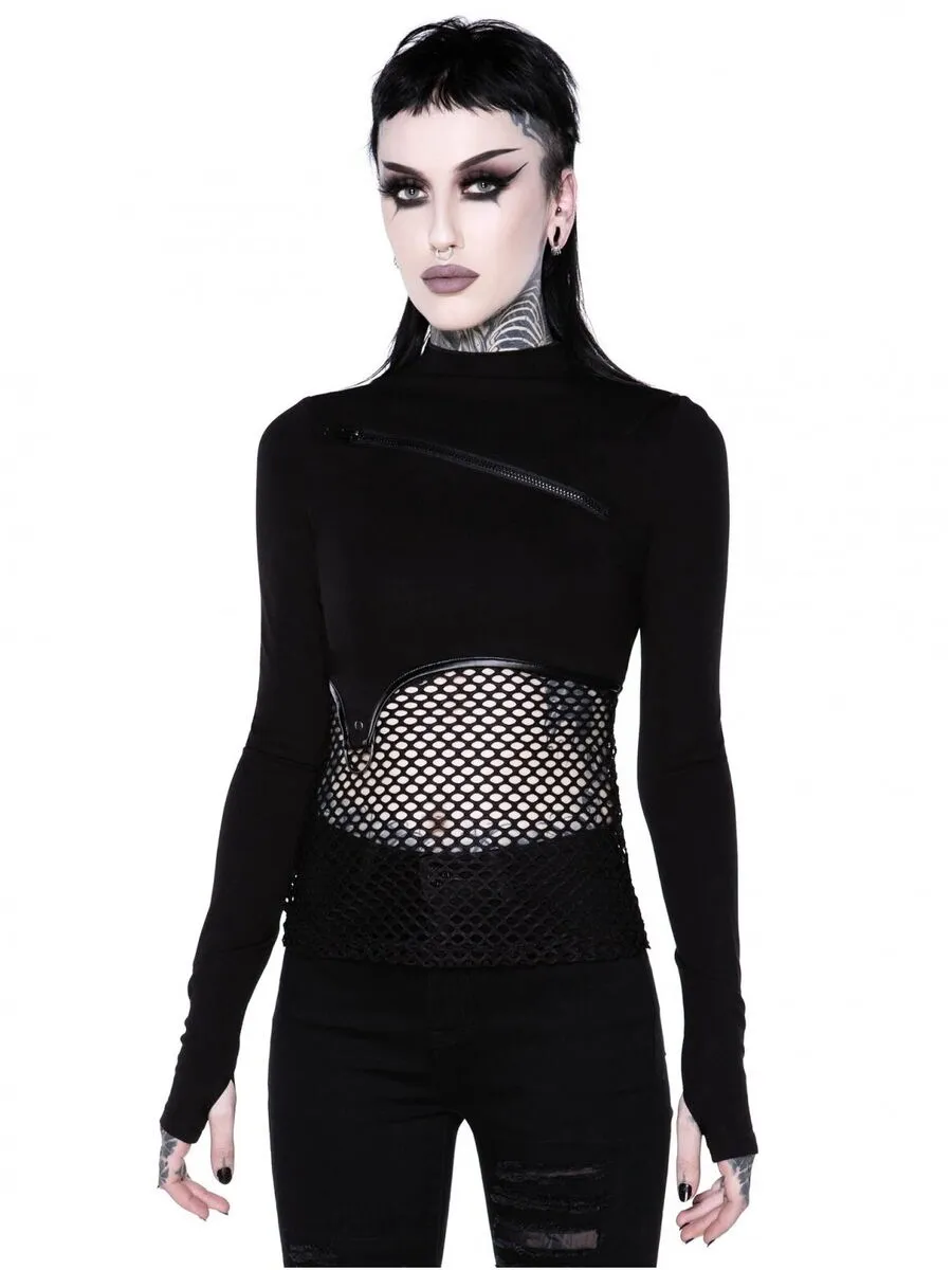 Haut KILLSTAR 'sindi Fishnet'