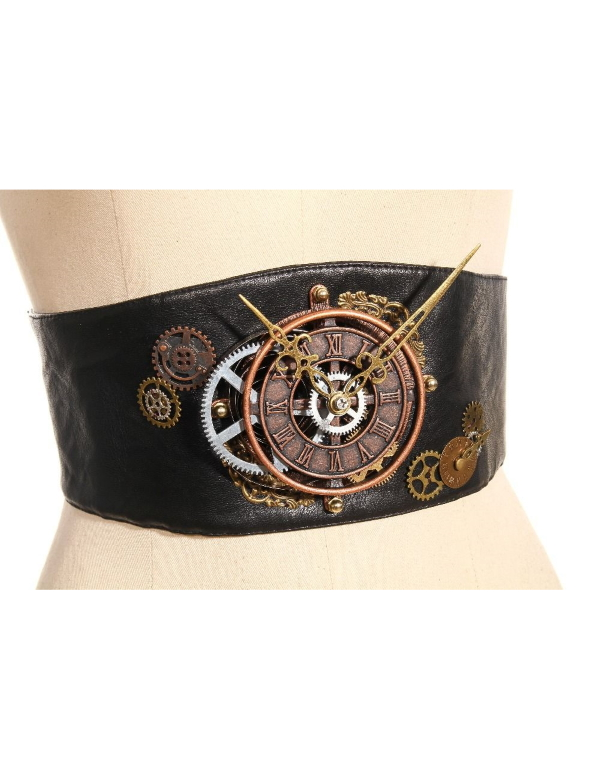 RQ-BL Ceinture Steampunk Noire RQBL â Image 2
