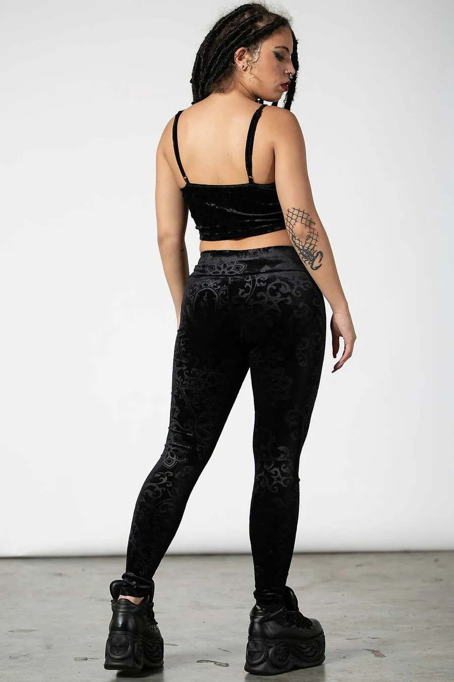 Leggings Velours KILLSTAR 'to Ashes' â Image 5