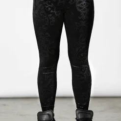 Leggings Velours KILLSTAR 'to Ashes'