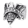 DISCOBOLE Bague American Biker