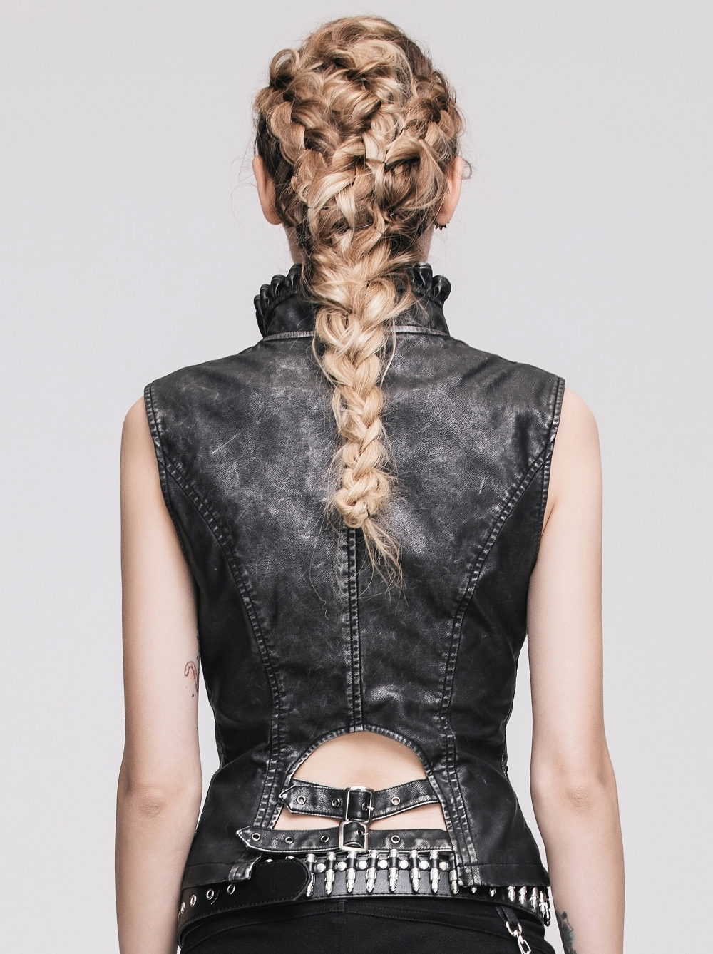 Blouson Goth Rock Sans Manches DEVIL FASHION â Image 2